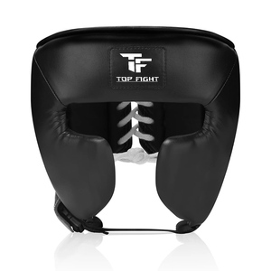 Protector de Cabeza de Boxeo Ajustable y Elegante, Casco de Cuero PU Duradero con Diseño Transpirable para Entrenamiento de Adultos y Jóvenes - Product Image 4