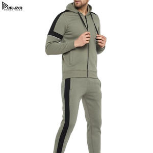 Conjunto de Sudadera con Capucha y Pantalones Deportivos con Logotipo Personalizado, Ropa Deportiva Ajustada de Invierno para Hombre, Chándal con Cremallera para Hombre, Tallas Grandes, Precio Bajo - Product Image 4