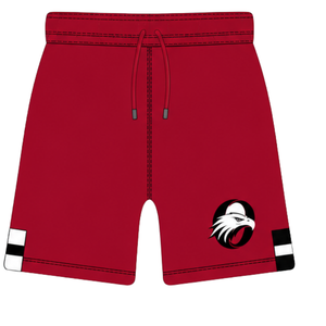 <b>Red</b> Maroon White Rugby <b>Shorts</b> Team Uniform Breathable Lightweight Custom Training Sportswear Athletic Performance <b>Shorts</b> - Product Image 1