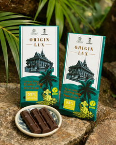 Barre de chocolat noir au nectar de noix de coco 58% avec emballage personnalisé pour souvenirs et cadeaux - Product Image 6