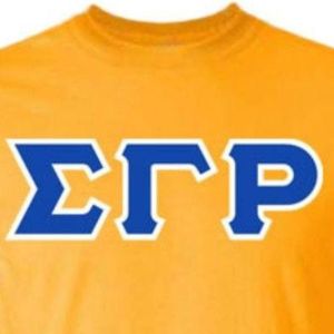 เสื้อยืด Sigma Gamma Rho ลายตัวอักษร  แบบยูนิเซ็กซ์ ผ้าฝ้าย คอกลม แขนสั้น เสื้อผ้าชมรมกรีก สไตล์ลำลอง สตรีทแวร์  แบบสั่งทำ - Product Image 3