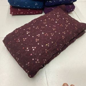 Premium Sequence Embroidery Fabric For Women Fashion Wear Designer <b>Garments</b> Party Wear Dresses Kaftan Abaya Bridal Wear - Product Image 4