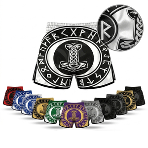 Shorts de Muay Thai personnalisés, dernière collection, très demandés, pour MMA, BJJ, entraînement, combat, fitness, confortables, OEM. - Product Image 1
