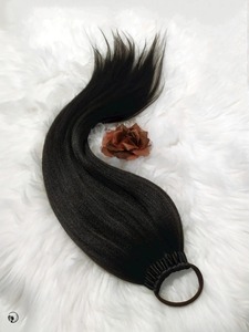 <b>Top</b> Selling Remy Human Hair Ponytail Extensions Soft <b>Silky</b> Texture Natural Look Easy Daily Wear Hairpiece Available For Sale - Product Image 6