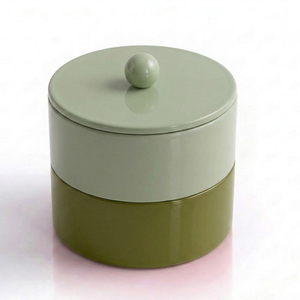 Modern Luxury Lacquer Box Jar Decorative Ramadan Home Accessory and <b>Eid</b> <b>Gift</b> Premium Lacquer Box Jar with Lid Handmade Ramadan - Product Image 2