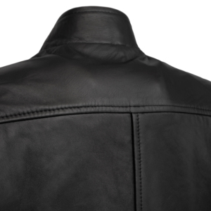 Veste en cuir pour femme, style moto, coupe ajustée, en cuir d'agneau véritable, souple et luxueux, avec fermeture éclair, coupe-vent, de la marque Solid Trader - Product Image 6
