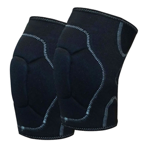 Genouillères de sport et de fitness en polyester et élasthanne, souples, avec soutien de compression, protection complète pour le volleyball - Product Image 1