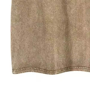 Camiseta Vintage de Alta Calidad, Lavada con Ácido, Personalizada, 100% Algodón, Holgada, Lisa, Extra Grande, Camisetas con Lavado Ácido - Product Image 6