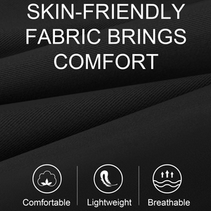Pantalones Deportivos Cargo Negros para Hombre, Cintura Elástica con Cordón, Múltiples Bolsillos, Corte Recto Informal, Tela de Poliéster, Ropa de Otoño - Product Image 6