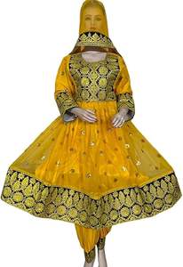 Vestido Maxi Tradicional Kuchi Pathani, Vestido Balochi, Vestidos Bordados Afganos Tradicionales para Mujer, Vestido Largo Afgano - Product Image 6