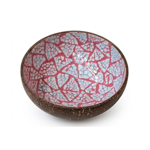 <b>Coconut</b> <b>shell</b> bowl featuring natural carved grooves eco friendly material smooth finish for kitchen use - Product Image 2