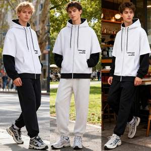 เสื้อฮู้ดสตรีทแวร์ลายพิมพ์ดิจิตอลแบบย้อมสีเอซิดวอช  ตกแต่งด้วยผ้าซิลค์สกรีนพิมพ์ลายโลโก้ด้านหน้า  แบบมีซับใน  สีพื้น - Product Image 6