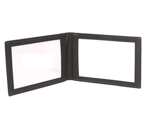 Porte-menu rectangulaire A4 recto-verso en cuir véritable pour hôtels – Fournitures hôtelières durables - Product Image 2