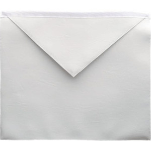 Tablier de Maçonnerie pour Grades Alliés, Blanc et Bleu, avec Ceinture Ajustable, Régalia Premium, Brodé, Épingle de Sûreté, Style Vintage - Product Image 5