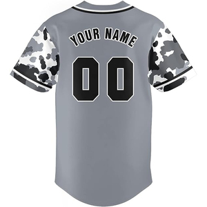 Nouveau design 2024 – Maillot de baseball personnalisé imprimé – Uniforme de baseball vintage respirant pour homme - Product Image 3
