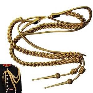 Aiguillette, Gold Wire Bullion <b>Cord</b>, With Gold Tags, Right Sided - Product Image 5