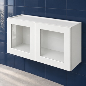 OEM 36 x 18 Inch Glass Door <b>Wall</b> <b>Cabinet</b> <b>White</b> Shaker RTA Wholesale Vietnam Factory - Product Image 4
