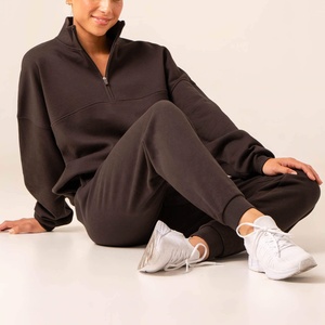 Conjunto de Dos Piezas de Moda Primavera para Mujer, Chaqueta con Cremallera de Manga Larga y Bloques de Color, y Leggings Ajustados - Product Image 2