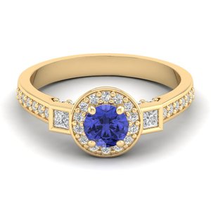 Bagues de fiançailles REYES en argent sterling 925 avec moissanite, pierre précieuse naturelle tanzanite, cadeau d'anniversaire, bijoux fins, nouveau design - Product Image 6