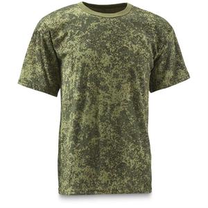 เสื้อยืดคอกลมแขนสั้นลายพรางสำหรับผู้ชาย ทรงปกติ สไตล์ลำลอง ผ้าโพลีเอสเตอร์ 100% ระบายอากาศได้ดี - Product Image 6
