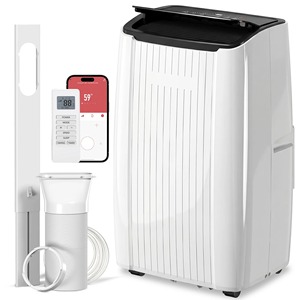 Climatiseur portable haut de gamme 14000 BTU, refroidissement puissant, économie d'énergie, design facile à déplacer pour la maison, le bureau, l'hôtel - Product Image 4