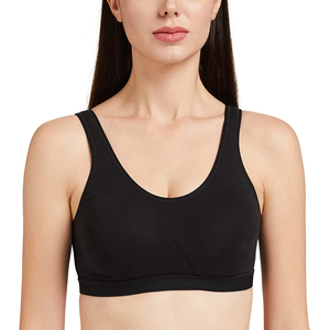 Sujetador Deportivo Transpirable de Alta Sujeción con Logotipo Frontal Simple, Sujetador de Yoga para Mujer, Venta al por Mayor, Secado Rápido - Product Image 1