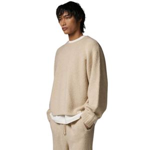 Pull décontracté en tricot bouclé Stone Raglan pour homme, confortable, élégant, chaud et tendance pour l'hiver - Product Image 6