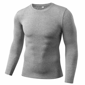 Chemise de compression à manches longues unisexe pour homme, à séchage rapide, pour BJJ MMA, en spandex/polyester, pour adultes, BRODA - Product Image 3
