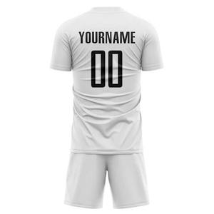Tenue de football personnalisée par sublimation pour hommes et enfants – Ensemble maillot de football respirant, vêtements de sport d'entraînement d'équipe personnalisés, kit de gros - Product Image 3