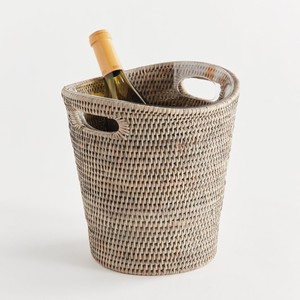 Portable ice <b>bucket</b> with handle rattan wine <b>buckets</b> competitive price chiller basket for drinks - Product Image 5