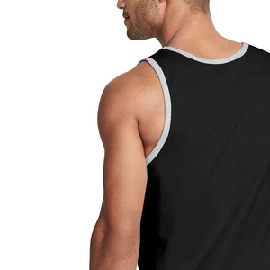 เสื้อกล้ามผู้ชายแบบลำลองรุ่นใหม่ขายส่ง OEM ระบายอากาศได้ดี เหมาะสำหรับออกกำลังกายและฟิตเนส พร้อมสีที่ปรับแต่งได้ - Product Image 6
