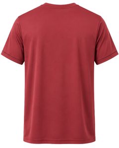 Manufacturer Custom <b>Red</b> Mens Quick Dry Sports T Shirt Breathable Polyester Gym Running Workout Activewear Plain Fitness Tee Top - Product Image 2