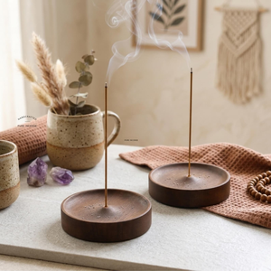 Custom Design Wooden Incense Holder Solid Wood Incense Burner Decorative Ash Catcher Gift Item for Home Use - Product Image 3