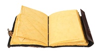 Cuaderno de cuero Vintage Hocus Pocus, libro de hechizos antiguos, diario, libro agradable a los ojos, sombras, cuadernos Grimoire, borde de cubierta