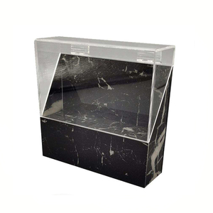 Support de boîte à 8 pinces à cils en acrylique noir - Product Image 4