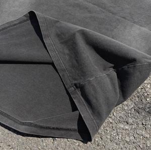 Camiseta Personalizada de Anime Vintage para Hombre, Unisex, 200g, Logotipo Frontal con Impresión Digital, Retro 3D, Negra, Oversize, Lavada - Product Image 5