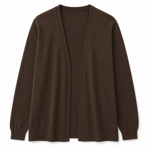 <b>Women's</b> Solid Color Knitted Cardigan Open Front Lightweight Shawl <b>Jacket</b> Casual Layering Outerwear | OEM manufacturer Bangladesh - Product Image 6