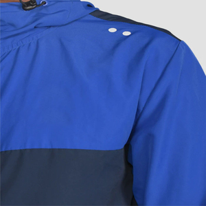 Outdoor <b>Waterproof</b> Canvas Windbreaker Men Spring Casual Lightweight <b>Thin</b> <b>Jacket</b> with Zipper and Patchwork - Product Image 5
