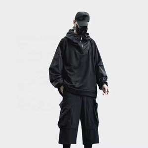 Sweat à capuche tactique Techwear pour homme, streetwear urbain, veste cyberpunk ninja, coupe-vent, pull-over fonctionnel surdimensionné, vêtements de sport - Product Image 5