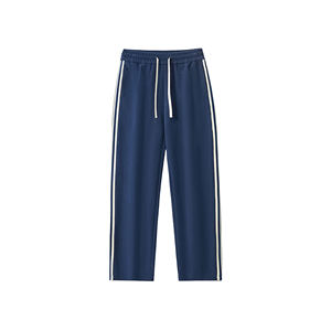 OEM 2026 340G Drawstring Casual Straight Wide-Leg Pants Autumn Winter Cross-<b>Border</b> Streetwear With Free Sample - Product Image 5