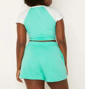 Conjuntos de Shorts de Verano 2026 para Mujer, Ropa de Tallas Grandes, Conjuntos de Yoga, Camiseta con Shorts a Juego, Conjunto de Dos Piezas - Product Image 2