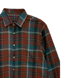 Camisa de franela Lumberjack OEM, suave, de algodón cepillado, a cuadros clásicos, de manga larga, con botones, a la moda, para otoño. - Product Image 5