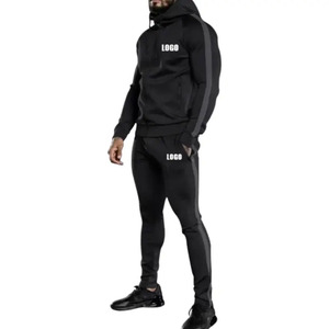 Black Hooded Nylon <b>Track</b> <b>Jacket</b> Men Custom Logo Full Zip Lightweight Hiking Windbreaker Outfits Unisex - Product Image 6