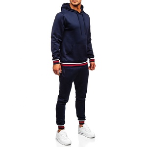 Chándales OEM al por mayor para hombre, chándales ajustados de dos piezas hechos en poliéster, chándales para hombre de primera calidad - Product Image 4
