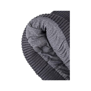 Unisex 100% <b>Wool</b> <b>Beanie</b> <b>Hat</b> Solid Color Ribbed Knit Winter Casual with Embroidery for Adults 56-58CM Head Circumference - Product Image 6