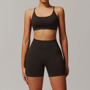 Shorts Deportivos Personalizados de Cintura Alta, Ajustados, con Efecto Push-Up, Sin Costuras, para Yoga y Gimnasio - Product Image 4