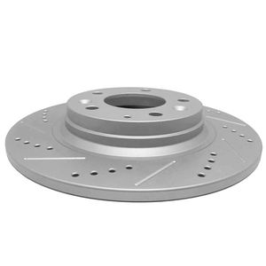 Dischi Freno Posteriori Forati per Ford Fusion MKZ 2006-2011 e Mazda 6 Milan con Pastiglie Freno Incluse - Product Image 2