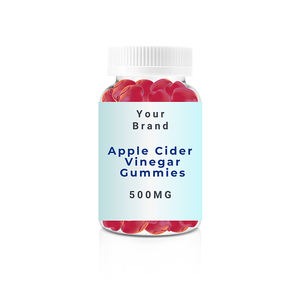 Fabricant et exportateur professionnel vendant des bonbons gélifiés aux suppléments nutritionnels au vinaigre de cidre de pomme sans gluten (500 mg) - Product Image 1