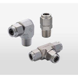 Raccord de compression en acier inoxydable PISCO SUS316 Pièce de compresseur industriel NSM0640 - Product Image 1