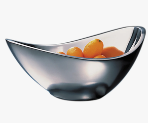 Frutero de Acero Inoxidable con Forma de Barco, Centro de Mesa Decorativo Metálico, Vajilla para Cocina, Venta al Por Mayor - Product Image 1